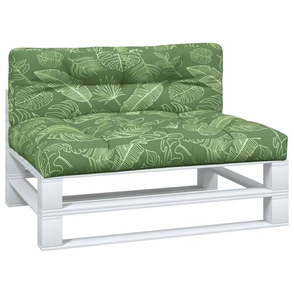 vidaXL Palldynor 2 st bladm&ouml;nster tyg