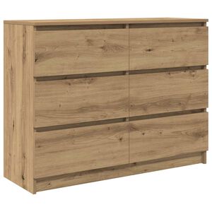 vidaXL Sk&auml;nk hantverksm&auml;ssig ek 100x35x76 cm konstruerat tr&auml;