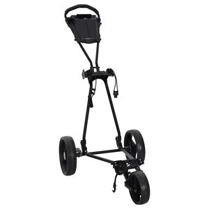 vidaXL Golfvagn Svart 95 x 60 x 130 cm J&auml;rn