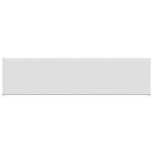 vidaXL F&ouml;nsterbr&auml;da Vit 100 x 25 x 4,5 cm PVC