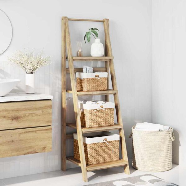 vidaXL F&ouml;rvaringskorgar 3 pcs Naturf&auml;rg 35 x 30 x 25 cm Vattenhyacint