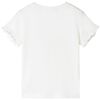 T-shirt f&ouml;r barn ecru 128