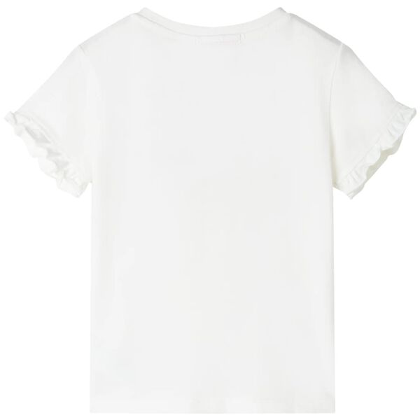 T-shirt f&ouml;r barn ecru 128