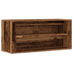 vidaXL Skob&auml;nk &aring;ldrat tr&auml; 100x35x45 cm konstruerat tr&auml;