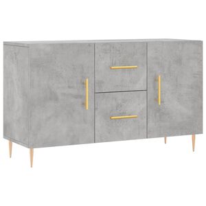 vidaXL Sk&auml;nk betonggr&aring; 100x36x60 cm konstruerat tr&auml;