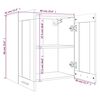 vidaXL Väggskåp glas “Lyon” brun ek 60x31x60 cm konstruerat trä