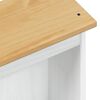 vidaXL Bokhylla Vit 46 x 20 x 170 cm Massiv furu