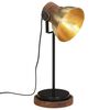 vidaXL Skrivbordslampa 25 W antik m&auml;ssing 17x17x50 cm E27