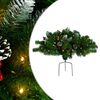 vidaXL Belyst plastgran gr&ouml;n 40 cm PVC