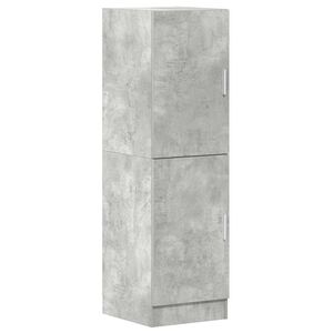 vidaXL K&ouml;kssk&aring;p betonggr&aring; 38x41,5x131,5 cm konstruerat tr&auml;