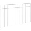 vidaXL Tr&auml;dg&aring;rdsst&auml;ngselpanel 24 st 50 x 30 cm Galvaniserat st&aring;l