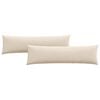 vidaXL Sofakuddar 2 st tyg Beige 145 x 40 cm