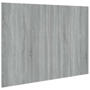 vidaXL S&auml;nggavel gr&aring; sonoma 120x1,5x80 cm konstruerat tr&auml;
