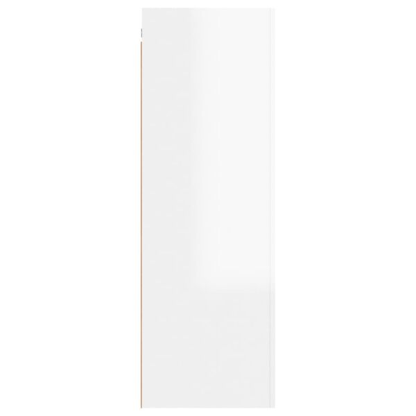 vidaXL TV-sk&aring;p vit h&ouml;gglans 30,5x30x90 cm konstruerat tr&auml;