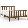 vidaXL S&auml;ngram honungsbrun massiv furu 140x190 cm