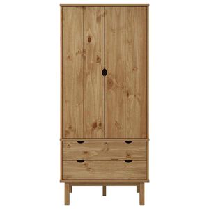 vidaXL Garderob OTTA 76,5x53x172 cm massiv furu