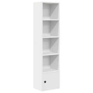 vidaXL Bokhylla vit 31x24x127 cm konstruerat tr&auml;