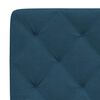 vidaXL Bed with Mattress Blue 90x190 cm Velvet