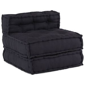 vidaXL Modul&auml;r soffa antracit 70x70x54 tyg