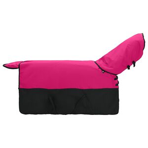 vidaXL H&auml;stdyna Rosa och svart 75 cm Polyester
