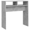 vidaXL Konsolbord betonggr&aring; 78x30x80 cm konstruerat tr&auml;
