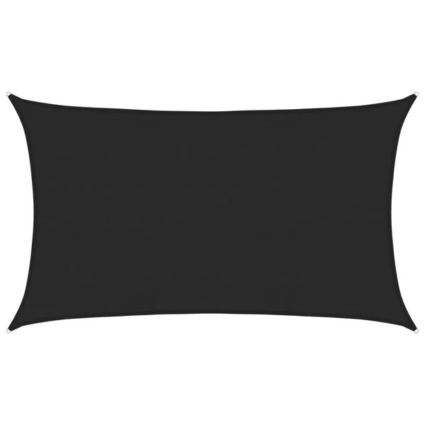vidaXL Solsegel 160 g/m&sup2; svart 5x8 m HDPE