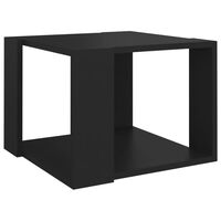 vidaXL Soffbord svart 40x40x30 cm konstruerat trä