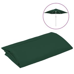 vidaXL Reservtyg f&ouml;r parasoll gr&ouml;n 300 cm