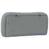vidaXL Headboard Cushion "Hvar" Light Grey 80 cm Fabric