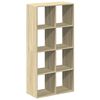 vidaXL Bokhylla/Rumsavdelare sonoma-ek 69,5x29x137,5cm konstruerat tr&auml;
