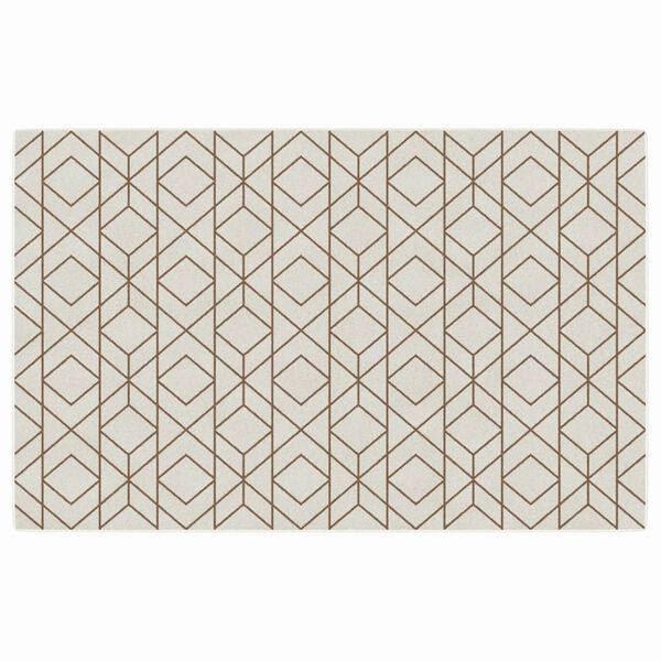 vidaXL Matta kort lugg flerfärgad inomhus/utomhus 190x300 cm halkfri