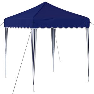 vidaXL Pop-up Partyt&auml;lt 195 x 195 x 245 cm Bl&aring; Oxford Tyg