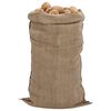 vidaXL Jutesäckar 5 st 65x135 cm 100% jute 340 gsm