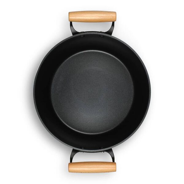 Livoo Gryta med tr&auml;handtag 24 cm 5 L vit