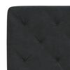 vidaXL Bed Frame with LED without Mattress Black 160x200 cm Velvet