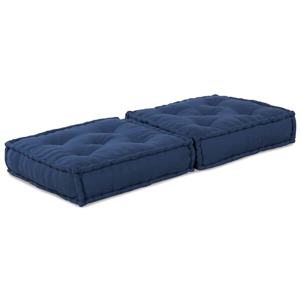 vidaXL Modulsofa enhet Indigo 70 x 70 x 36 cm tyg