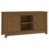 vidaXL Tv-b&auml;nk honungsbrun 103x36,5x52 cm massiv furu