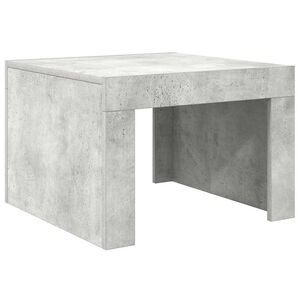 vidaXL Soffbord betonggr&aring; 50x50x35 cm konstruerat tr&auml;