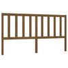 vidaXL S&auml;nggavel honungsbrun 206x4x100 cm massiv furu