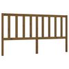 vidaXL S&auml;nggavel honungsbrun 186x4x100 cm massiv furu