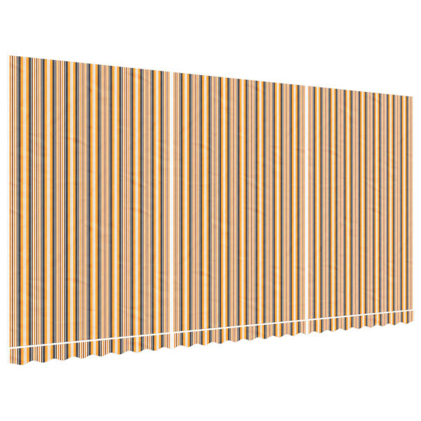 vidaXL Markisväv flerfärgad randig 6x3 m