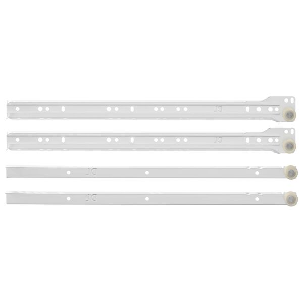 vidaXL L&aring;dr&auml;ls 55 pcs Vit St&aring;l