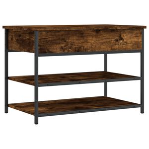 vidaXL Skob&auml;nk r&ouml;kf&auml;rgad ek 70x42,5x50 cm konstruerat tr&auml;