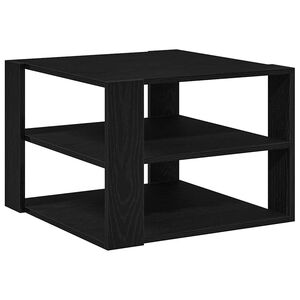 vidaXL Kaffeebord Svart Ek 58 x 58 x 40 cm Konstruerat tr&auml;