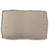 vidaXL Kudde Taupe 70 x 40 x 12 cm Oxford Tyg