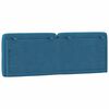 vidaXL Headboard Cushion Blue 120 cm Velvet