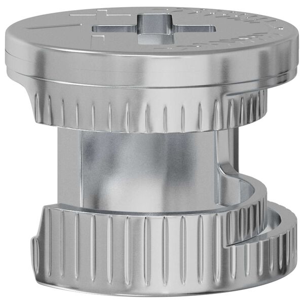 vidaXL Kammuttrar 12 pcs Silver 12 x 10 mm Metall