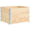 vidaXL Pallkrage 3 st 100x100 cm massiv furu