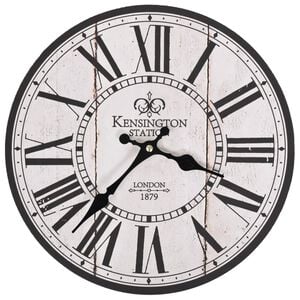 vidaXL V&auml;ggklocka vintage London 30 cm