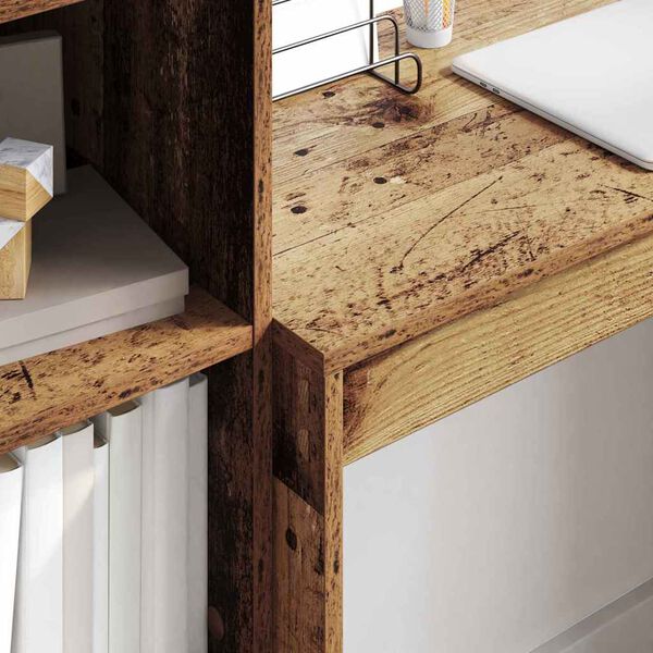 vidaXL Skrivbord Gammalt tr&auml; 80 x 40 x 76 cm